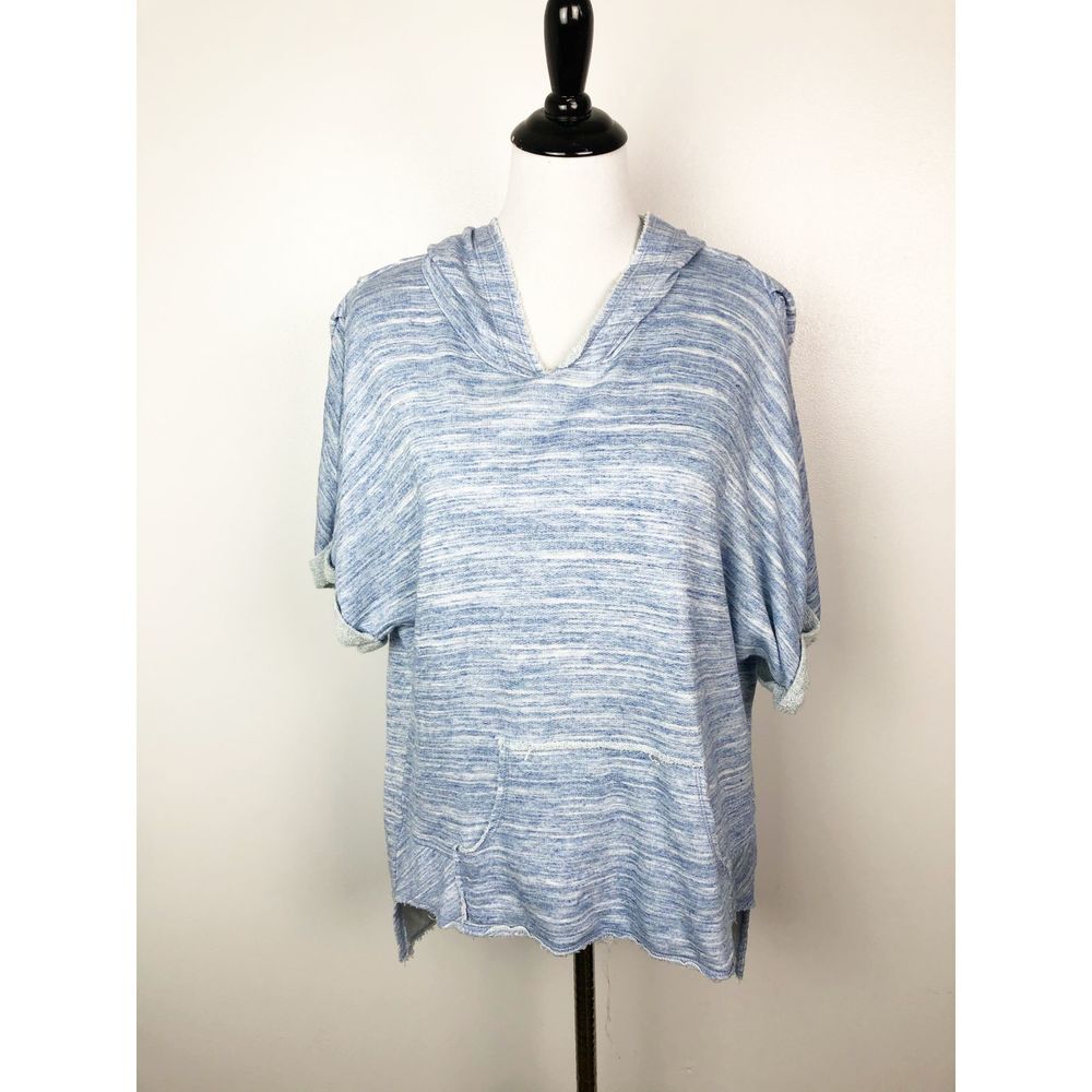 Anthropologie Dolan Terry Cloth Hooded Top